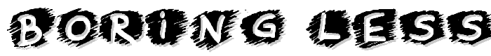 Boring Lesson font